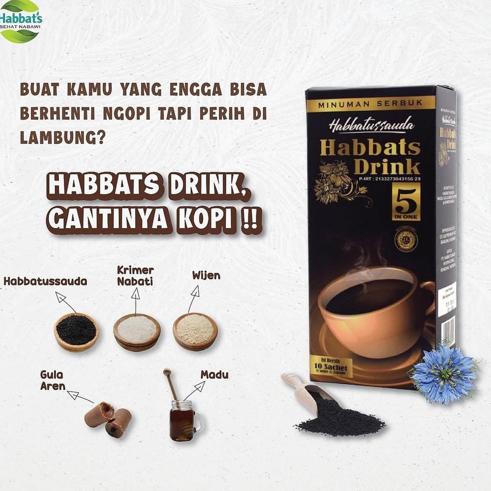 

Obral's murahh Habbats Drink 5in1 - Minuman Madu Habbatussauda Plus Gula Aren A68A1 .,!