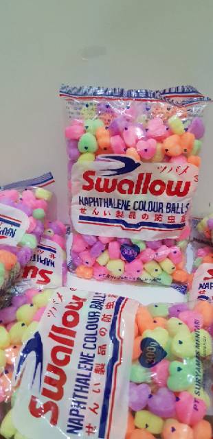 KAMPER SWALLOW NAPHTHALENE COLOUR BALLS LOVE 300GR