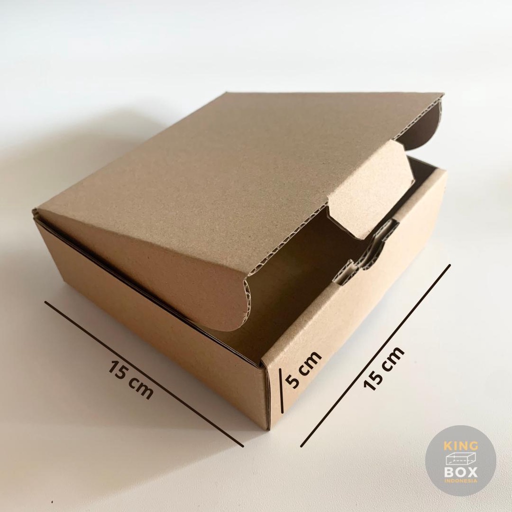 

Kardus Karton Packaging Box 15 x 15 x 5 cm - Die Cut