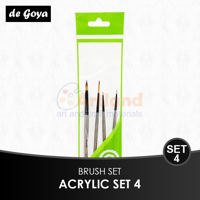 

Kuas De goya Acrylic Set 4