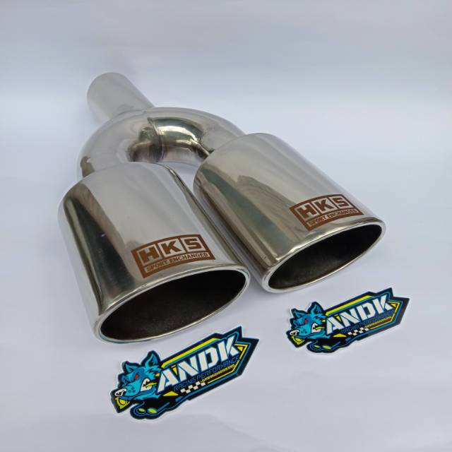 Knalpot Suos HKS Universal mobil bensin dan Solar