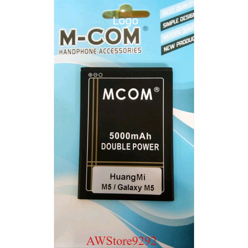 Mcom Battery Batre Baterai Double Power Mcom HuangMi Huang Mi M5 - Galaxy M5