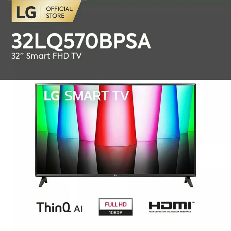 LG LQ57 32 Inch Smart FHD TV - 32LQ570BPSA
