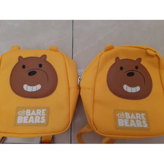 TAS ANAK KUNING WE BARE BEARS MINISO