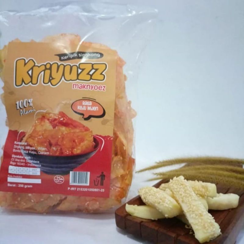 

keripik singkong Keju Wijen Kriyuzz isi 250 gram