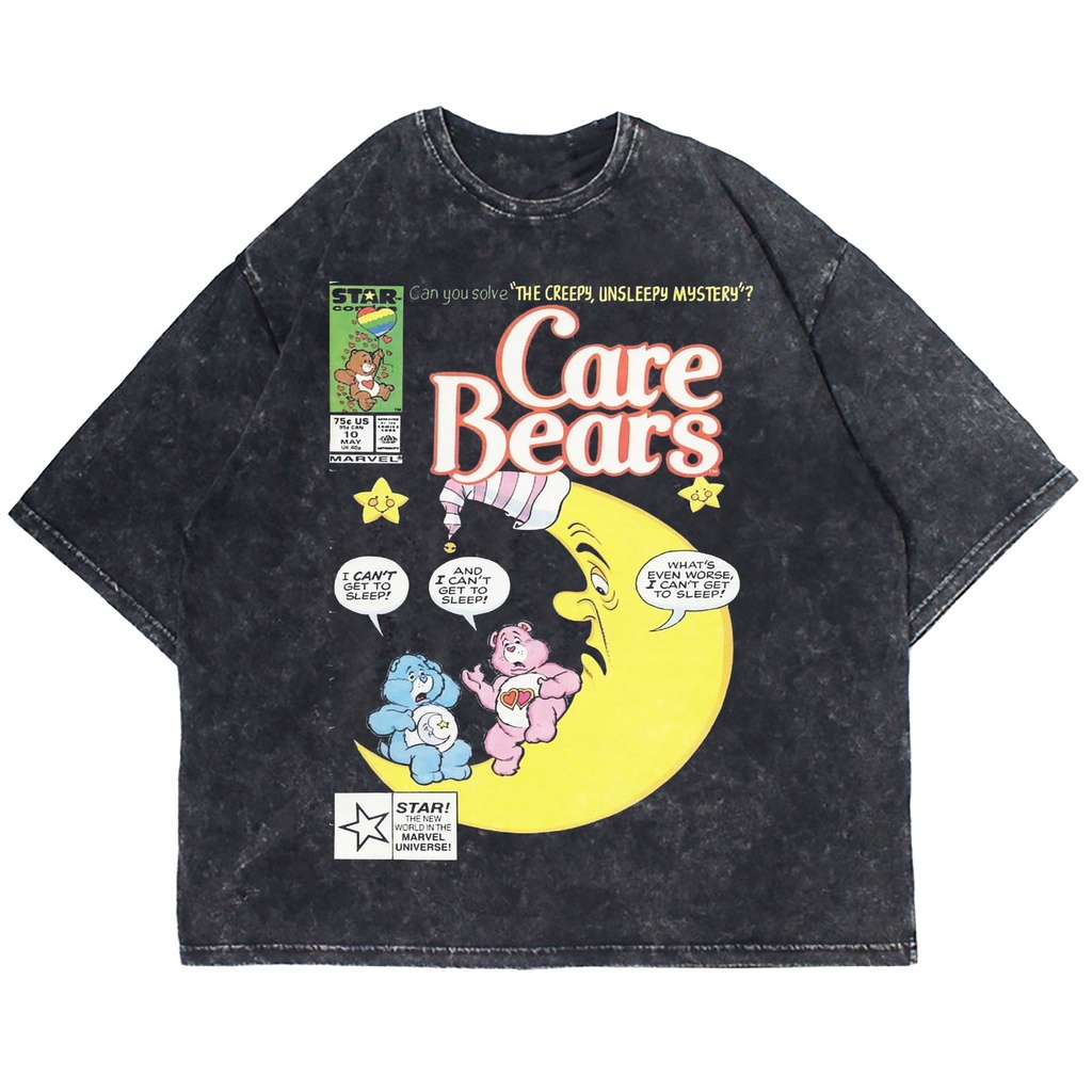 KAOS OVERSIZE CARE BEARS WASHING VINTAGE TEE ( WASHING T-SHIRT )