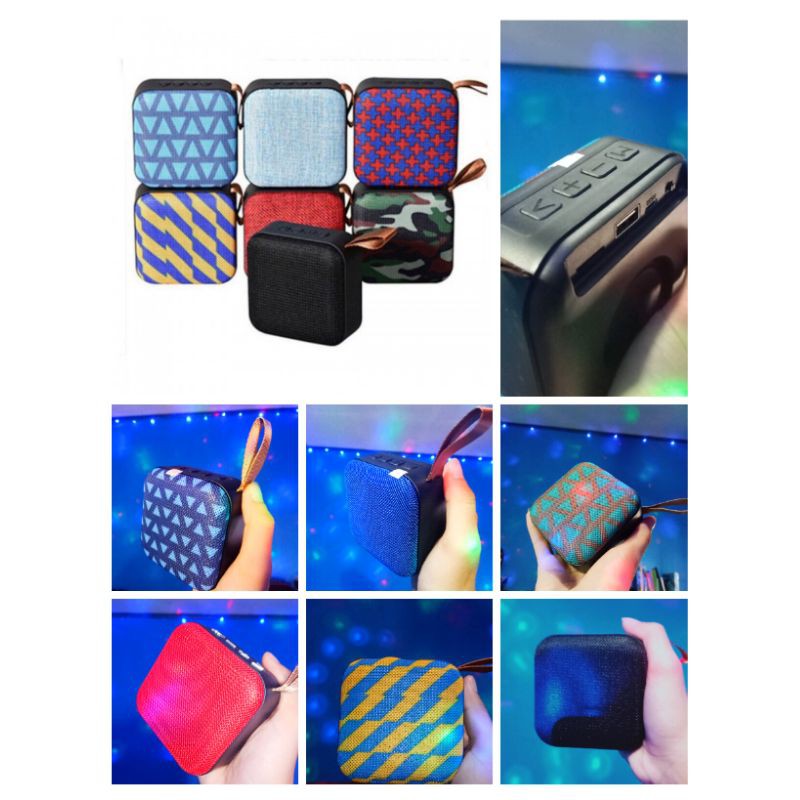 Speaker Bluetooth Mini Murah Model Persegi Sama Sisi Banyak Model dan Varisi Warna Bisa Radio I Bisa Flashdisk I Busa Memori HP / Memory Card I Ada Tombol On Off I Harga Murah I Model Simple dan Efisien I Indoor Outdoor