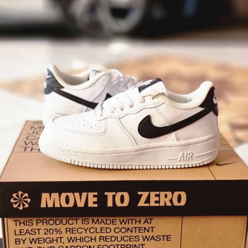 SEPATU NIKE ANAK AIR FORCE 1 PUTIH HITAM SEPATU ANAK LAKI LAKI PEREMPUAN SEPATU ANAK ANAK SNEAKERS ANAK PUTIH