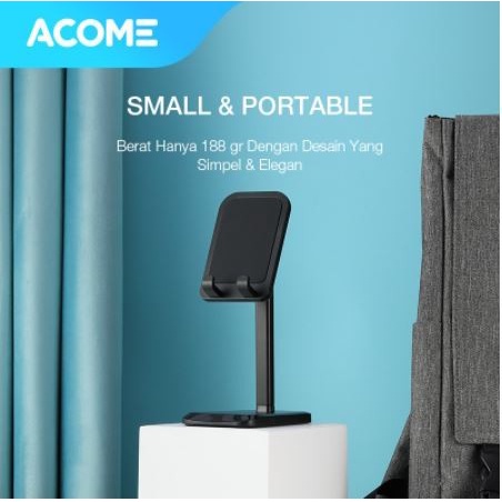 ACOME AH02 LIFTABLE PHONE HOLDER PORTABLE STAND TATAKAN HP MEJA TABLET IPAD IPHONE