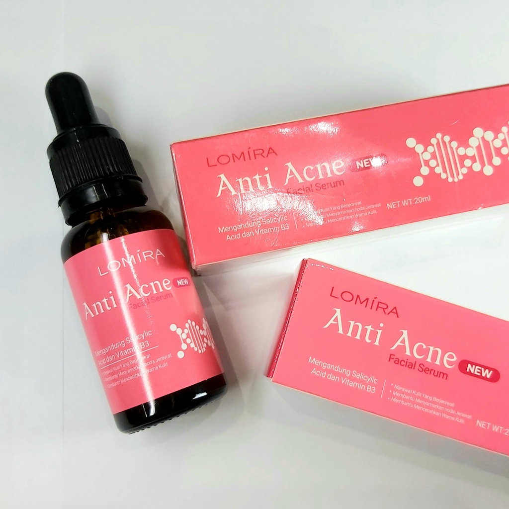 LOMIRA ANTI ACNE FACIAL SERUM - FACIAL SERUM LOMIRA ANTI JERAWAT - SERUM WAJAH MURAH