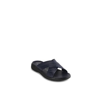  EVERBEST  ORIGINAL Leather Sandal  Blue Navy FEV70 Shopee 