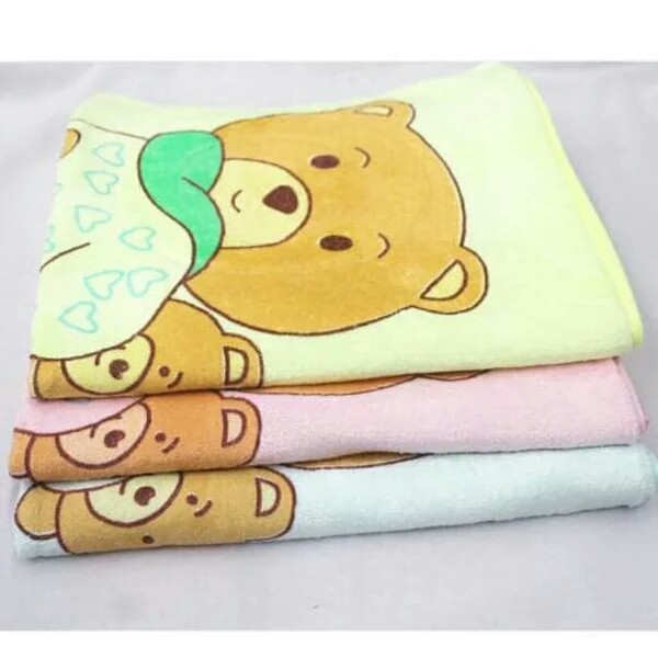 Handuk Bayi Twin Premium Quality - Handuk Bayi Lembut uk 50 x 100 Handuk Serbaguna Twins-VEGASUS