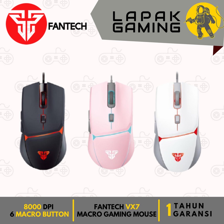 FANTECH VX7 CRYPTO MOUSE GAMING MACRO