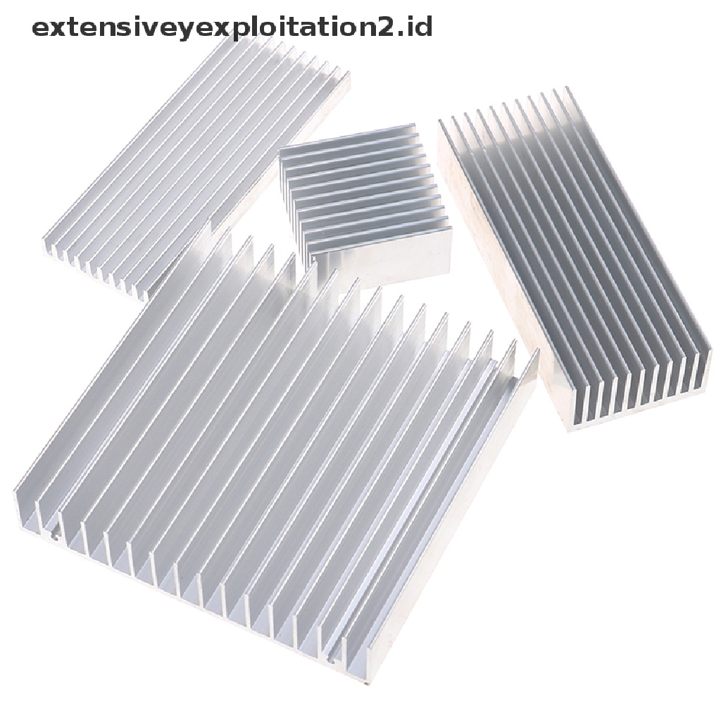 (Hotter Model1) Heatsink Pendingin Chip Ic Led High Power Bahan Aluminium