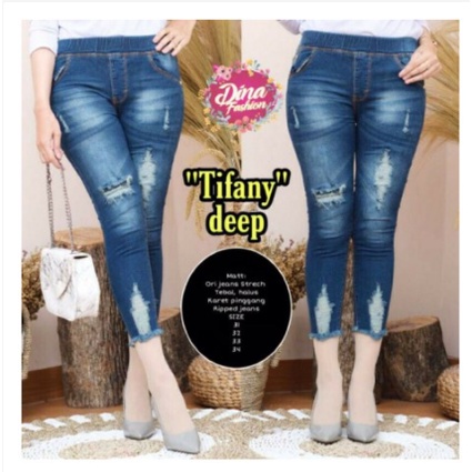 TIFANI JEGGING VARIASI SOBEK TIDAK TEMBUS SIZE 27-38!! KEKINIAN Rekomendasi  Termurah Influencer