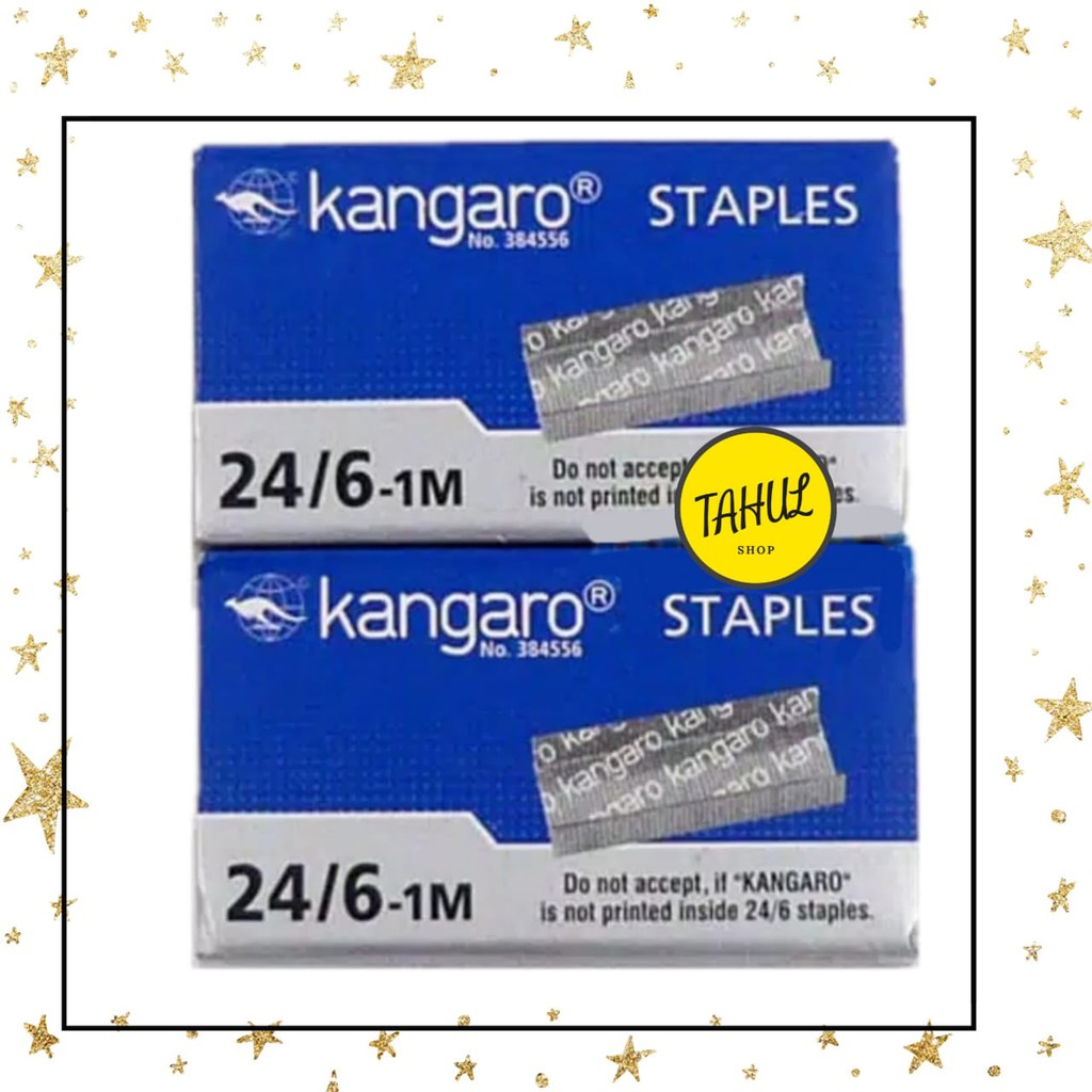 

Isi Stapler Besar / Staples / Klep No 3 isi 24/6 Kangaro