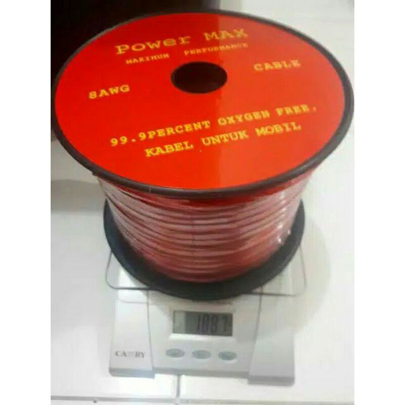 KABEL 8 AWG AUDIO MOBIL / KABEL STROMM