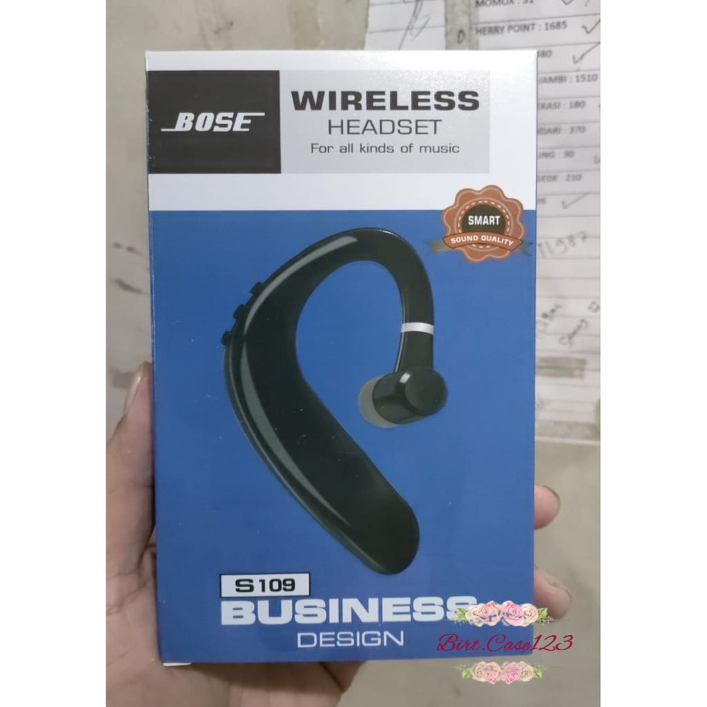 BM029 Headset earphone bluetooh wireles single S109 busines for oppo xiaomi vivo etc ORIGINAL BC5790