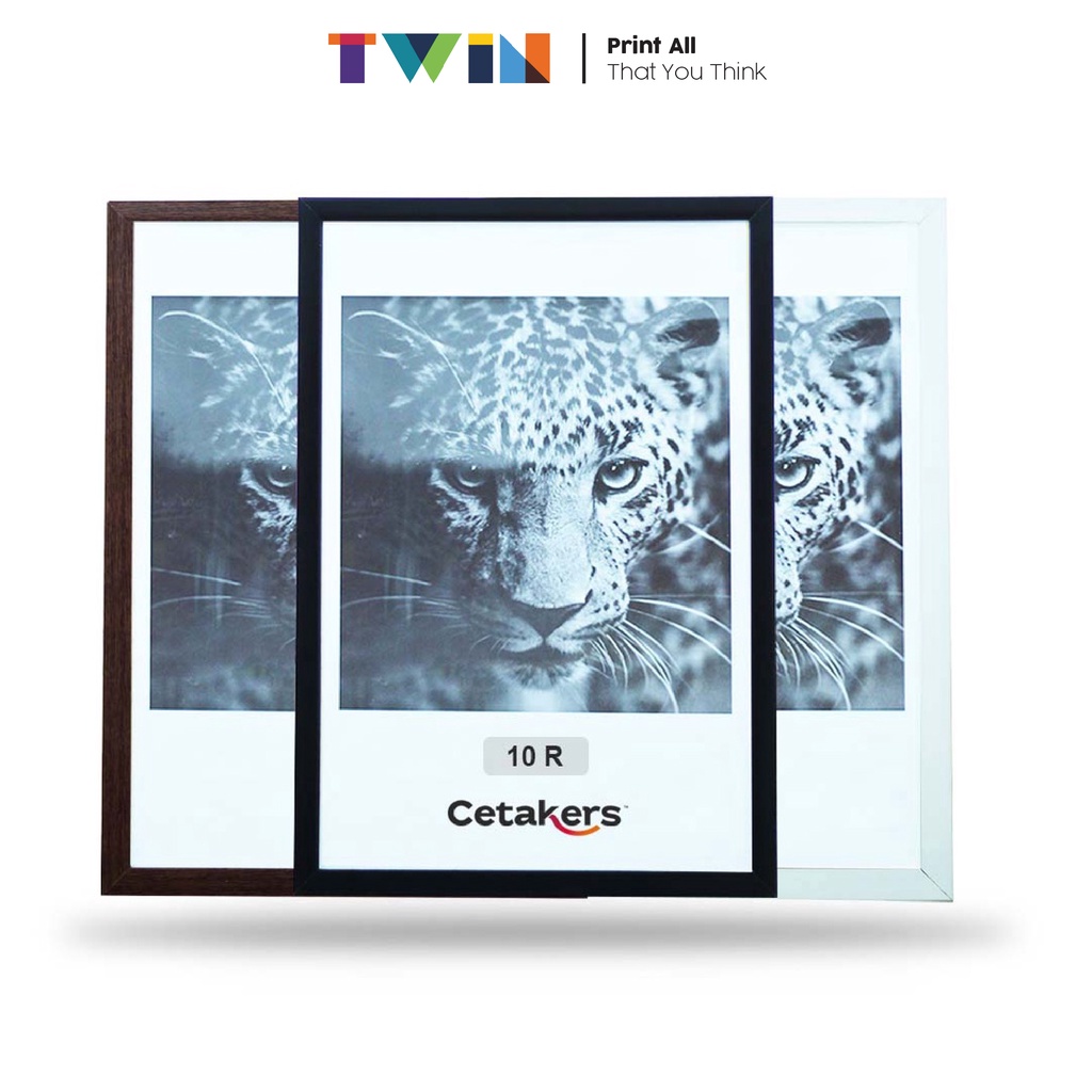 TWIN ADVERTISING Bingkai Foto 10R (25x30cm) – Frame Minimalis Ukuran Pajangan Pigura Dekorasi Kaca M
