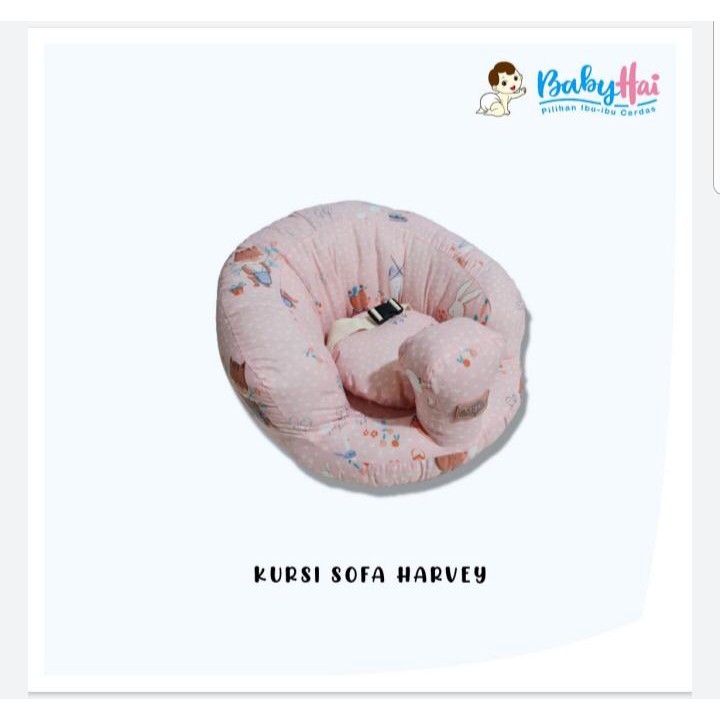 Promo !! TERBARU!!  BABY HAI Sofa Bayi Harvey - Sofa Belajar Duduk Bayi + Penahan -  sofa baby harvey - sofa