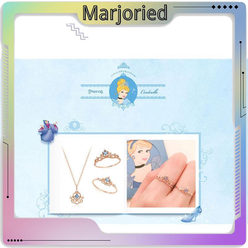 Ready Stock Ring Adjustable Disney Princess Ring 925 Silver Open Crown Ring Version Korea-MJD