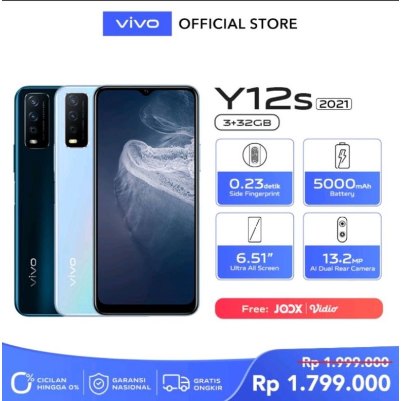 VIVO Y12S 3/32 Battery 5000mAH