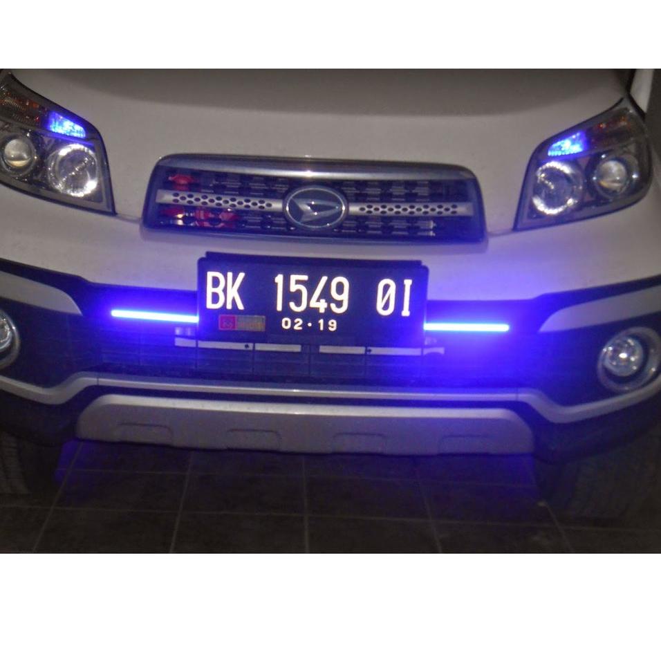 [BG1245] [L014] 2pcs Lampu DRL Plasma Strip LED Senja Sein Tempel Mobil Motor Universal - 17cm 7SQJ