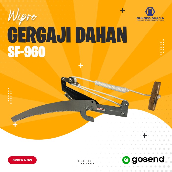 Pisau - Gunting Dahan Tarik Wipro Gunting Galah Tarik Dan Pisau Gergaji