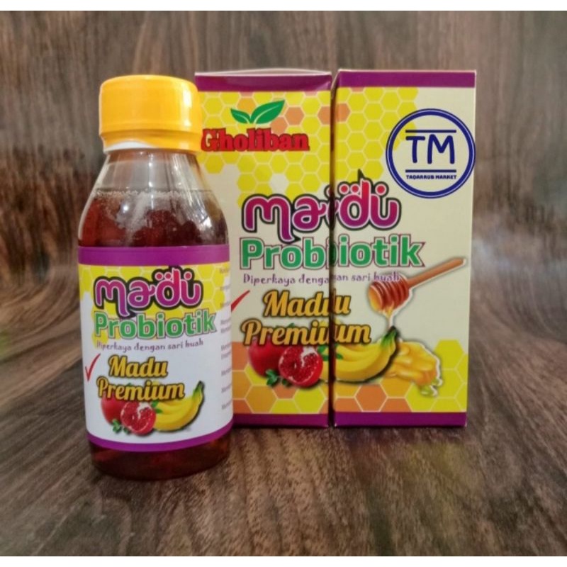 

Madu Gholiban Premium | Gholiban Probiotik Dengan Sari Buah 150gr