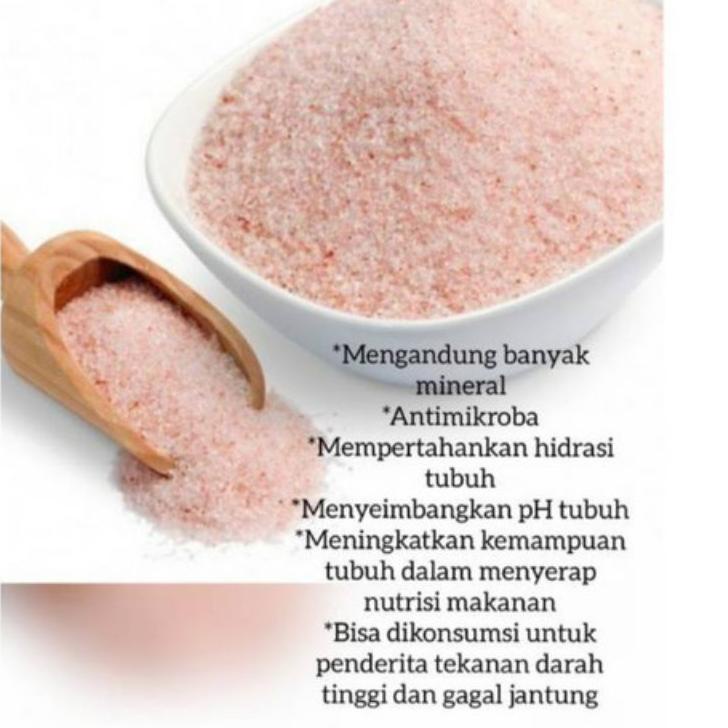 

Hot Sale - Garam Himalaya 1kg - Natural Himalayan Pink Salt Asli Tanpa Campuran