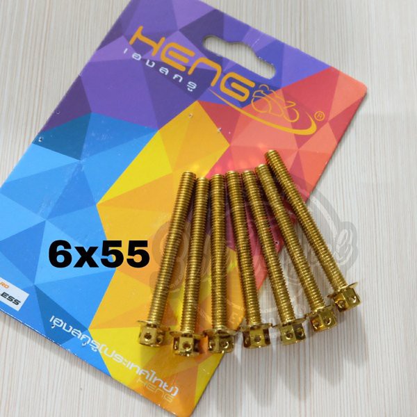 baut probolt gold flower 6x55 drat 10 panjang 5.5cm original heng thailand harga satuan