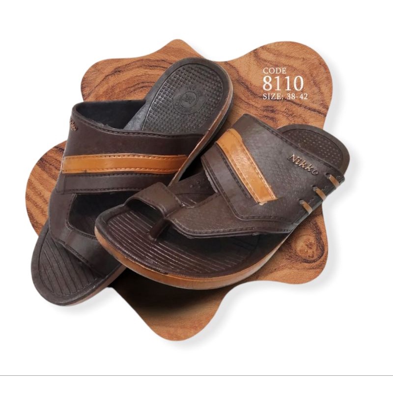 NIKKO 8110 dan 8115 Sandal Karet Pria Sandal Jepit Jempol Sandal Bapak2 Sandal Harian