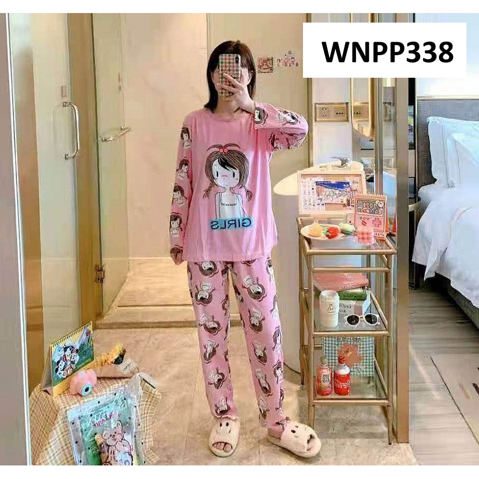 Piyama Wanita Baju Tidur Wanita Motif Little Girl