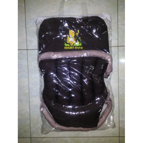 1PCS GENDONGAN BAYI DEPAN, Motif Bear Garis Kotak / Baby Carrier / Ransel Bayi / Baby Wrap Tuwill