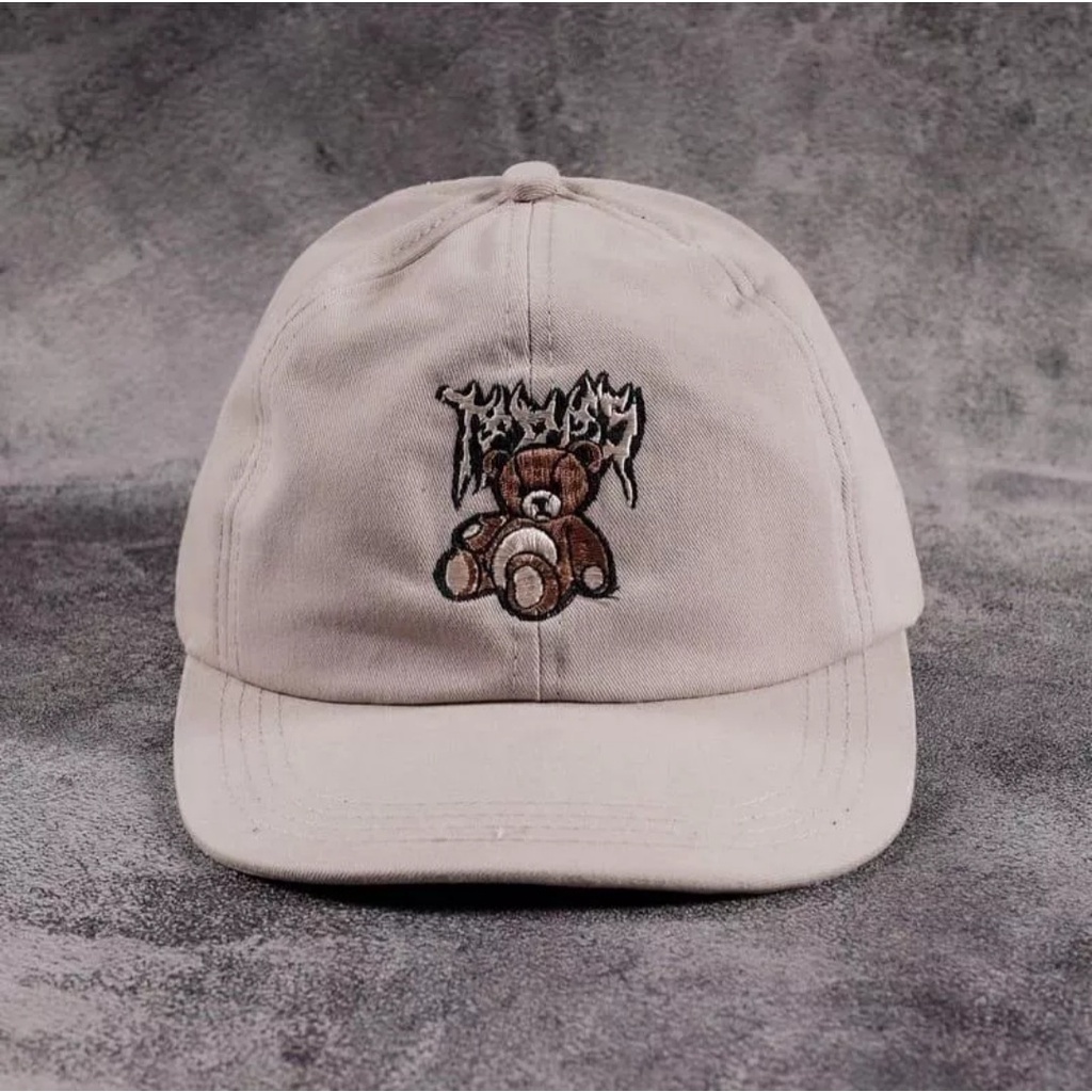 Topi Import Original Topi Baseball Bordir Bear Topi Beruang Topi Teddy Bear Topi Model Terbaru