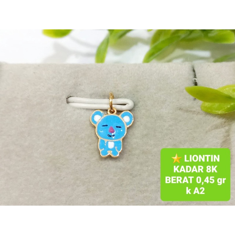 Liotin bt21 bts kadar 375/8k emas asli