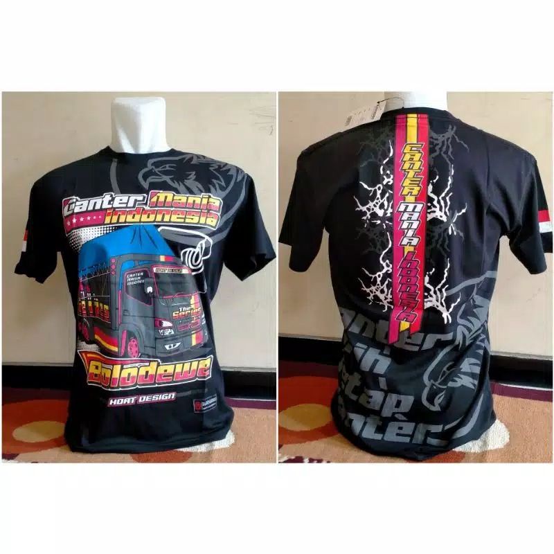 CUCI GUDANG Kaos DRIVER MUDA truck pria / driver distro hitam