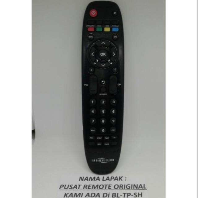 REMOTE REMOT RECEIVER INDOVISION PARABOLA ORIGINAL ASLI LONJONG