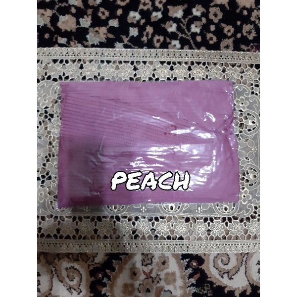 BERGO PLISKET KERUT/JILBAB INSTAN(PK).-Peach