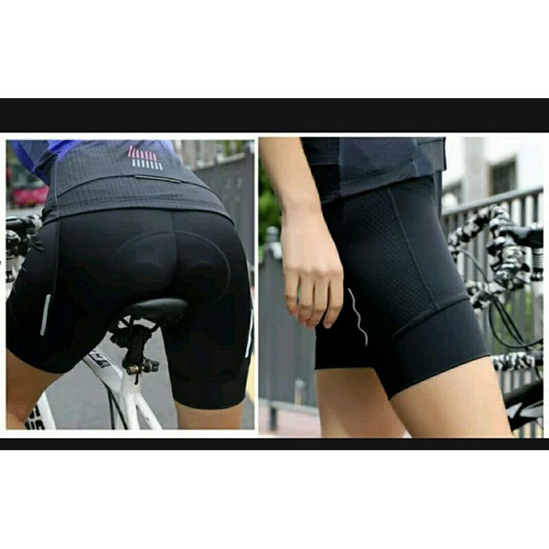 celana sepeda bib wanita pendek not santic santini