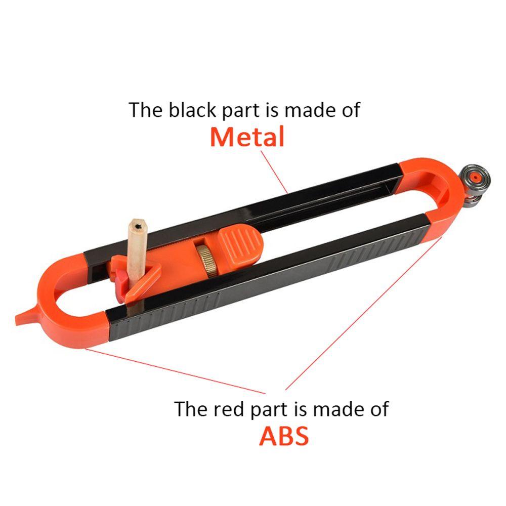 Lanfy Contour Gauge Multifungsi Engineer Woodworking Untuk Tile Irregular Radian Ruler