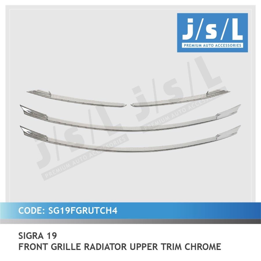 list grill radiator bawah sigra 2019 front bumper radiator upper trim jsl