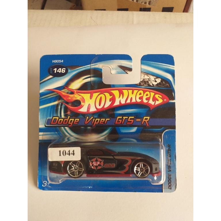HOT WHEELS SHORT CARD SC DODGE VIPER GTS-R HITAM