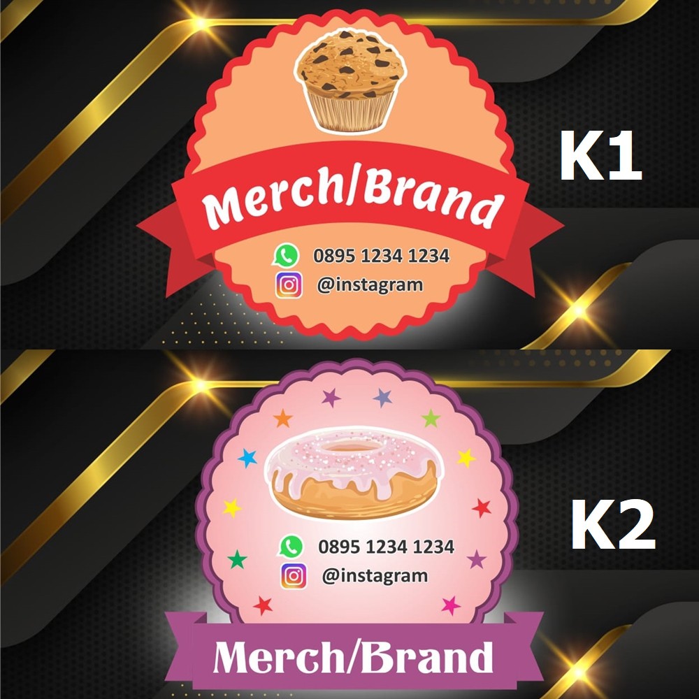 

PROMO Cetak Stiker Free Desain Logo Label Brand Makanan Minuman Skincare Kue Jamu Kopi Susu Bumbu A3