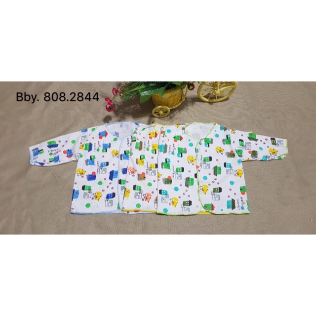 Baju bayi Newborn lengan panjang unisex / baju bayi murah / baju bayi katun