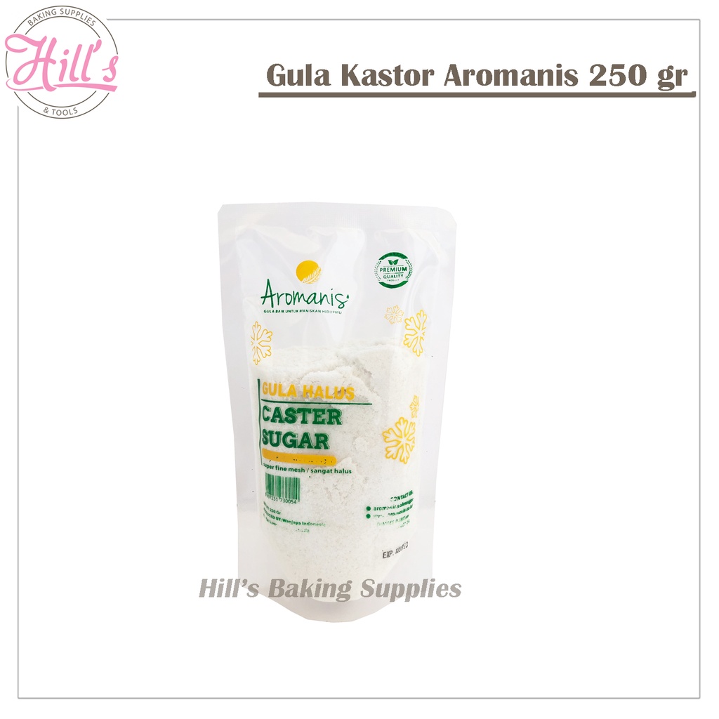 

GULA KASTOR AROMANIS 250 gr PREMIUM QUALITY / CASTER CASTOR SUGAR / BUTIRAN HALUS 250gr