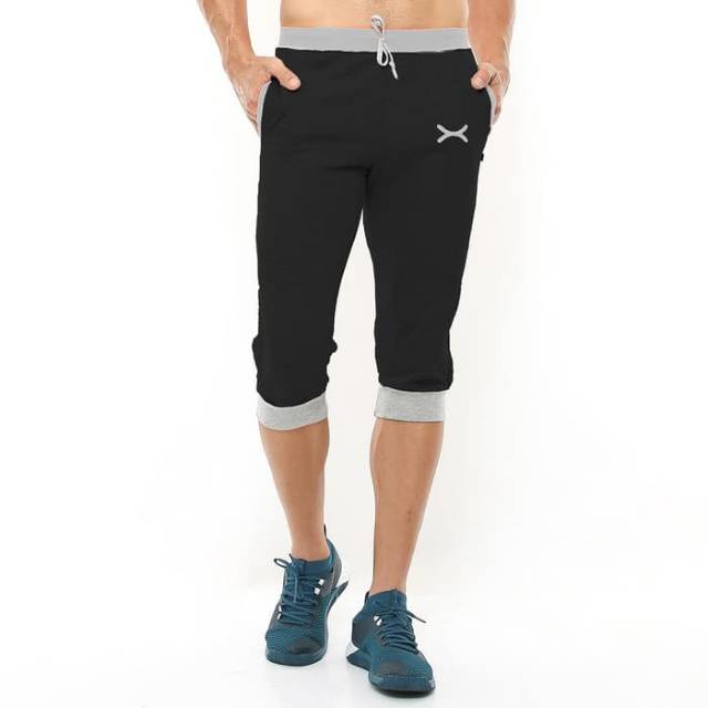 FCS-004HA Celana jogger sport fitness FLEX hitam