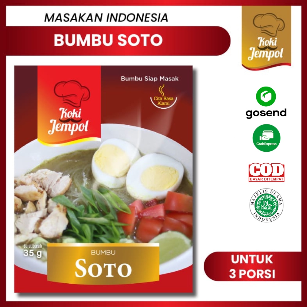 Bumbu Instan Khas Nusantara Koki Jempol / Bumbu Masak Koki Jempol / Bumbu Instan Siap Masak Koki Jempol