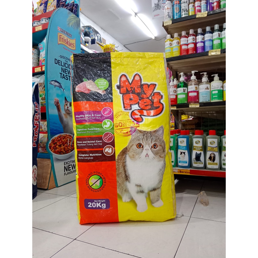 MY PET CAT FOOD 20 KG - MAKANAN KERING KUCING KHUSUS GOJEK/GRAB