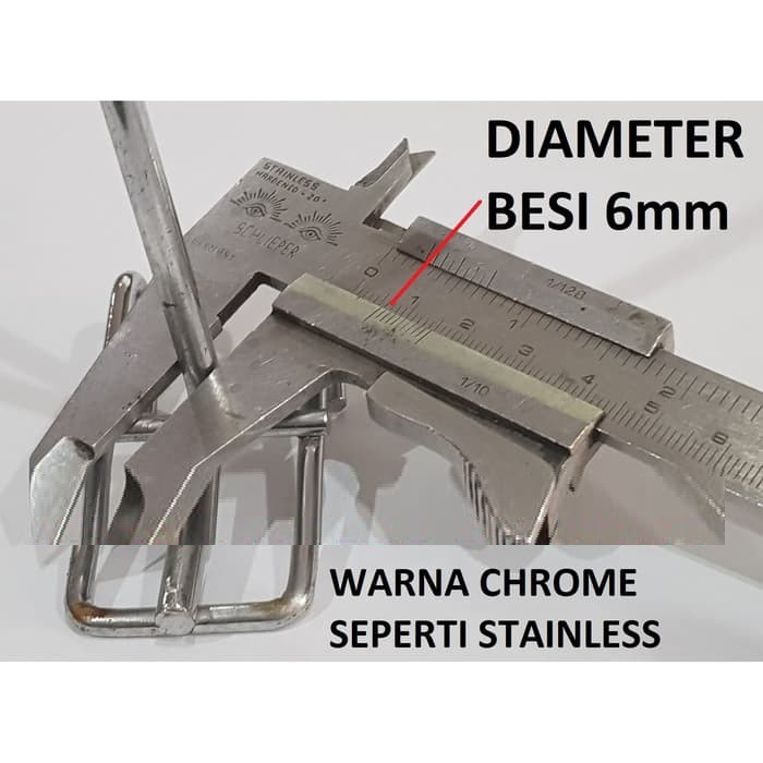 30cm Stainless Gantungan Barang Ram Kawat Gantung Hook Panjang 30 cm